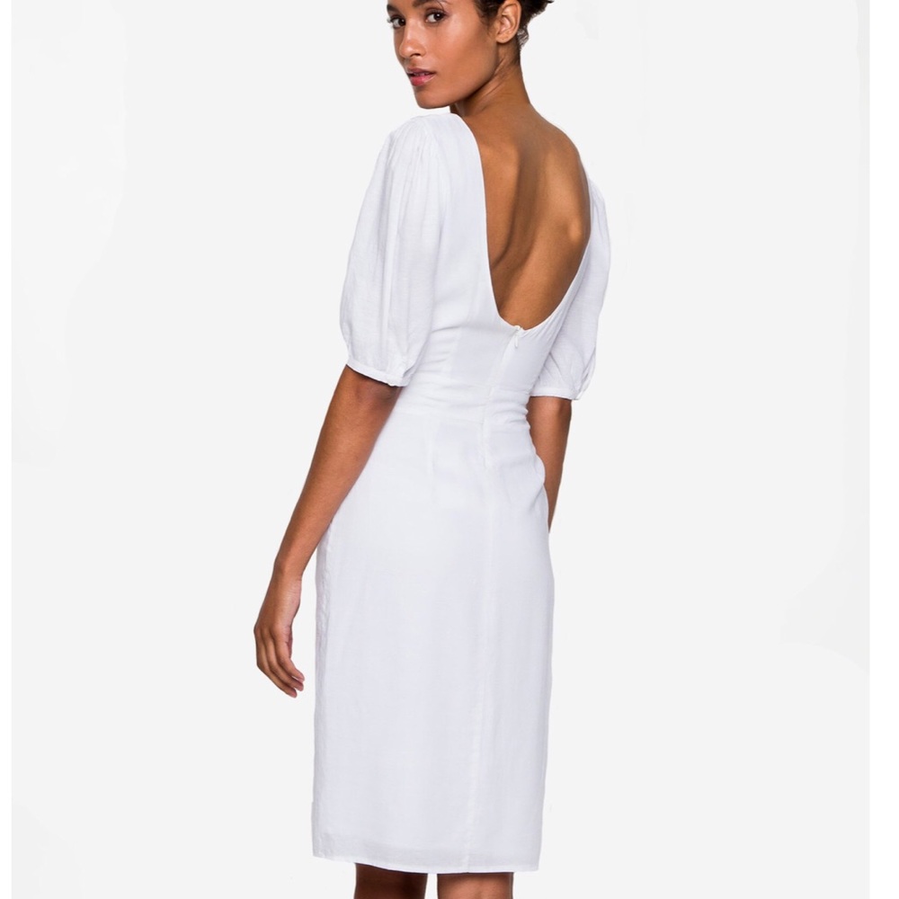 NWT 6 Shore Road Pooja White Palmetto Linen Dress - Picture 2 of 8